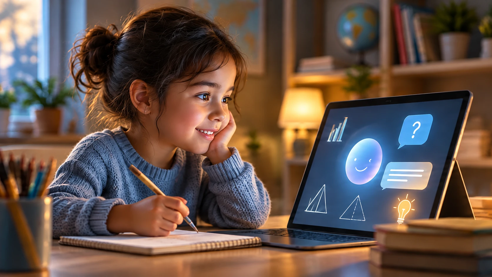 AI Teacher in Real Learning Experience